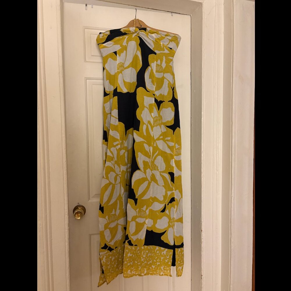 Ann Taylor LOFT Floral Maxi Halter Dress